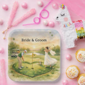 Golf-Hochzeit Lucky in Love St. Patrick's Day Them Pappteller (Party)