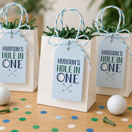 Golf Hole am ersten Geburtstag Geschenkanhänger