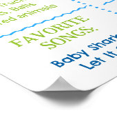 Golf Hole - ein Meilenstein für den Geburtstag Poster (Ecke)