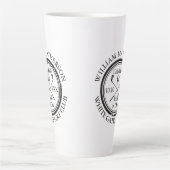 Golf Hole in einem klassischen Custom Milchtasse (Vorderseite)