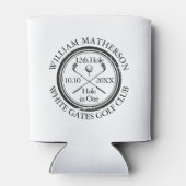 Golf Hole in einem klassischen Personalisierten Dosenkühler (Rückseite)