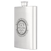 Golf Hole in einem klassischen Personalisierten Flachmann (Links)