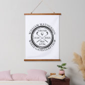 Golf Hole in einem klassischen Personalisierten Wandteppich Mit Holzrahmen (Schlafzimmer)