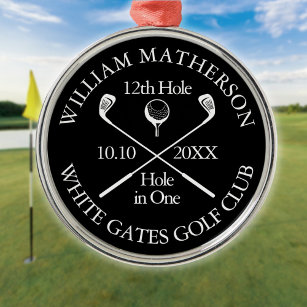 Golf Hole in einem Personalisierten Preis Ornament Aus Metall