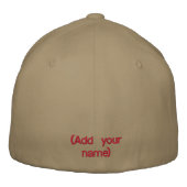 Golf Hole in einer Kappe (Rückseite)