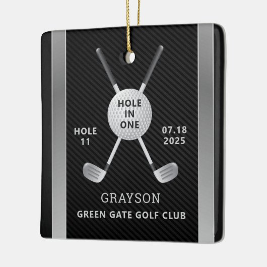 Golf Hole in einer Keramik Keramikornament (Links)