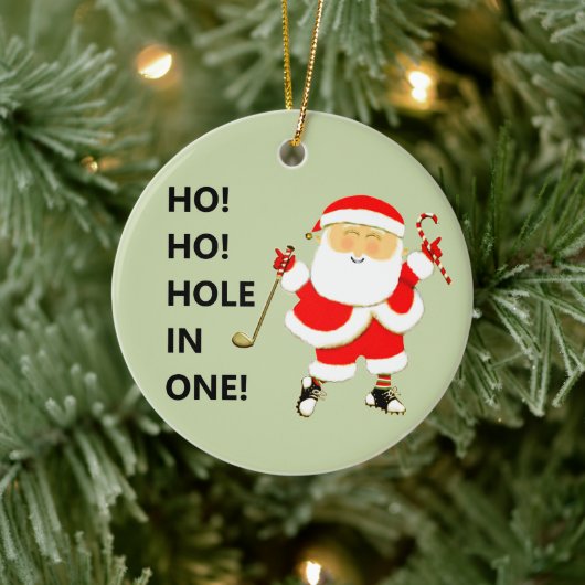 Golf Hole-in-one-Collectible Keramik Ornament (Baum)
