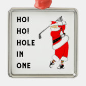 Golf Hole-in-one-Collectible Ornament Aus Metall (Vorne)