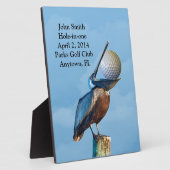 Golf Hole-in-One-Gedenkfeier individuell anpassbar Fotoplatte (Seite)