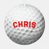 Golf Hole-in-one Ornament Aus Metall (Rückseite)