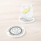 Golf Hole in One Personalized Getränkeuntersetzer (Seite)