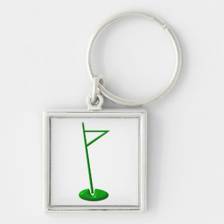 Golf Hole Marker Schlüsselanhänger