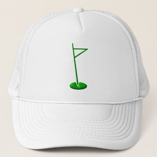 Golf Hole Marker Truckerkappe (Vorderseite)