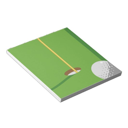 Golf Hole Notizblock (angewinkelt)