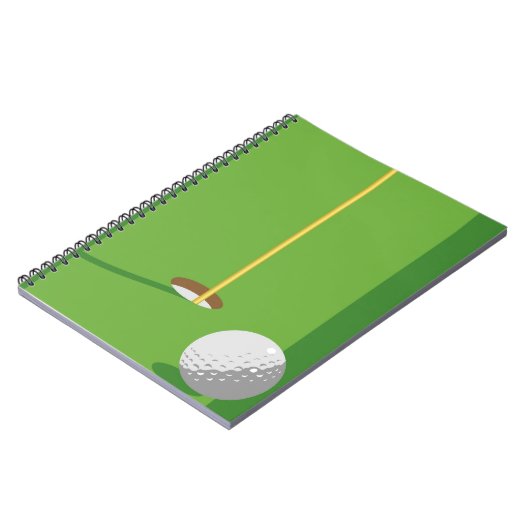 Golf Hole Notizblock (Linke Seite)