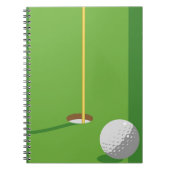 Golf Hole Notizblock (Vorderseite)