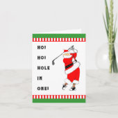Golf Hole zu Weihnachten (Vorderseite)