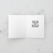 Golf Hole zu Weihnachten (Innenseite)