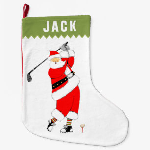 Golf Holiday Geschenk Großer Weihnachtsstrumpf