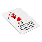 Golf Holiday Geschenk Magnet (Rechte Seite)