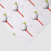Golf Holiday Geschenkideen Seidenpapier (Detail)