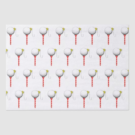 Golf Holiday Geschenkideen Seidenpapier (Vorderseite)