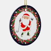 Golf Holiday Gift Keramik Ornament (Rechts)