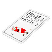 Golf Holiday Gift Magnet (Linke Seite)