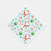 Golf Holiday Party Paper Napkins Serviette (Ecke)