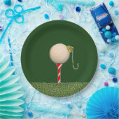 Golf Holiday Party Pappteller (Party)