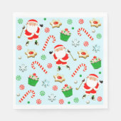 Golf Holiday Party Serviette (Vorderseite)