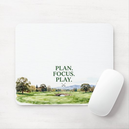 Golf Home-Dekor-Kollektion | Premium Mousepad (Mit Mouse)