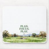 Golf Home-Dekor-Kollektion | Premium Mousepad (Vorne)