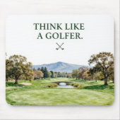 Golf Home-Dekor-Kollektion | Premium Mousepad (Vorne)