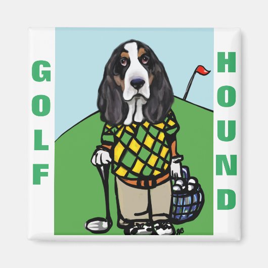 GOLF HOUND MAGNET (Vorne)