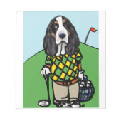 GOLF HOUND NOTIZBLOCK (Vorderseite)