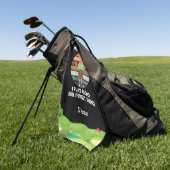Golf I play Golf Ich habe für Golfer Dinge vergess Golfhandtuch (Gras)