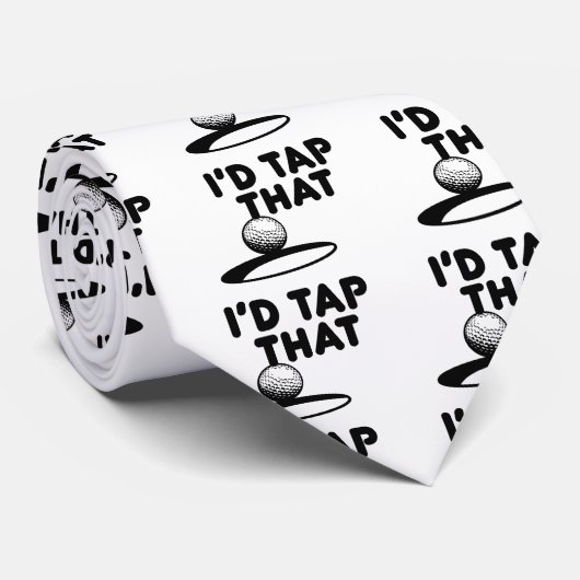 Golf - ich würde den anstechen krawatte (Gerollt)