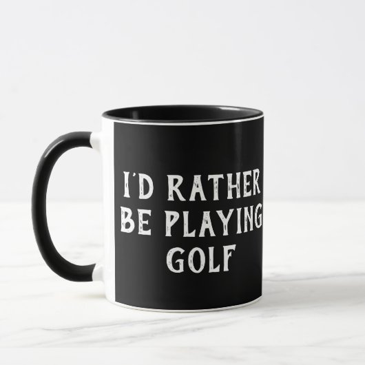 GOLF ICH WÜRDE GERADE GOLF SPIELEN TASSE (Links)