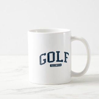 Golf Illinois Il Uni University Style Blue Kaffeetasse