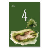 Golf im Bunker Tischnummer (Vorderseite)