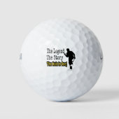 Golf im Freien Die Geschichte des Lochs Golfball (Vorderseite)