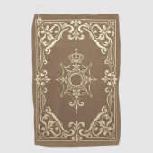 Golf im Stil 2 Golfhandtuch (Vorderseite)