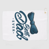 Golf im Stil: Bestes Vater Golfhandtuch (Horizontal)