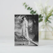 Golf im Stil der 1920er Jahre Postkarte (Stehend Vorderseite)