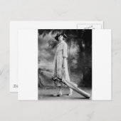 Golf im Stil der 1920er Jahre Postkarte (Vorne/Hinten)