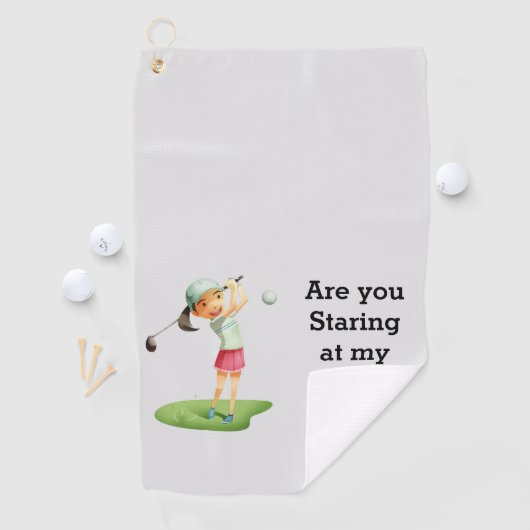 Golf im Stil mit Handtüchern nach Maß Golfhandtuch (Insitu)