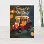 Golf im Tessin Feiertagskarte (Vorderseite)