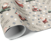 Golf im Tessin Geschenkpapier (Rolleneckpunkt)