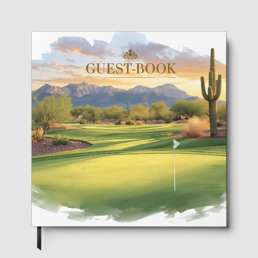 Golf in Arizona Gästebuch (Vorderseite)